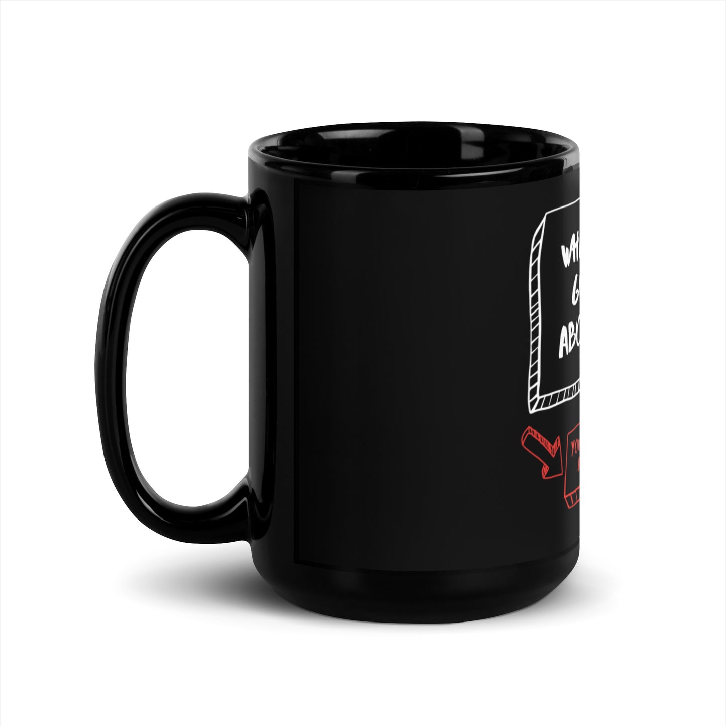 YOU ARE LOVED, CHOSEN, ACCEPTED, BLESSED. (Black Glossy Mug)