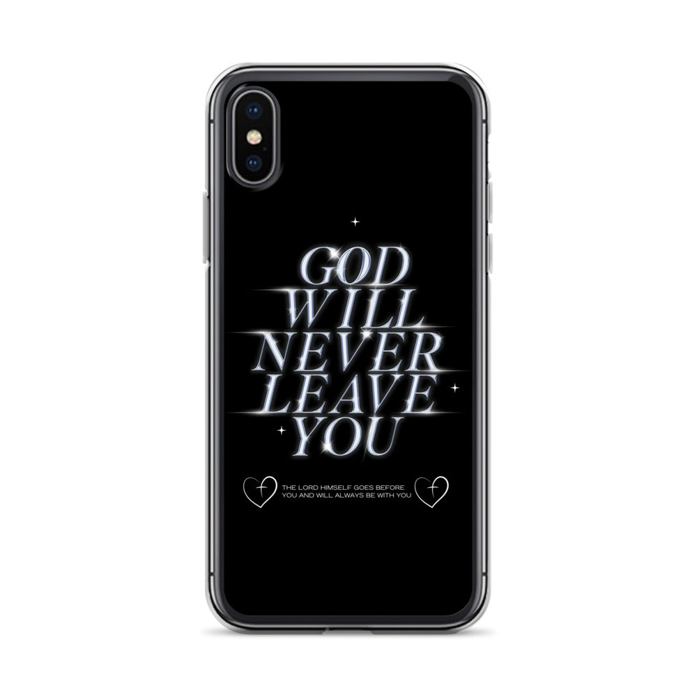 God Will Never Leave You (Clear Case for iPhone®)