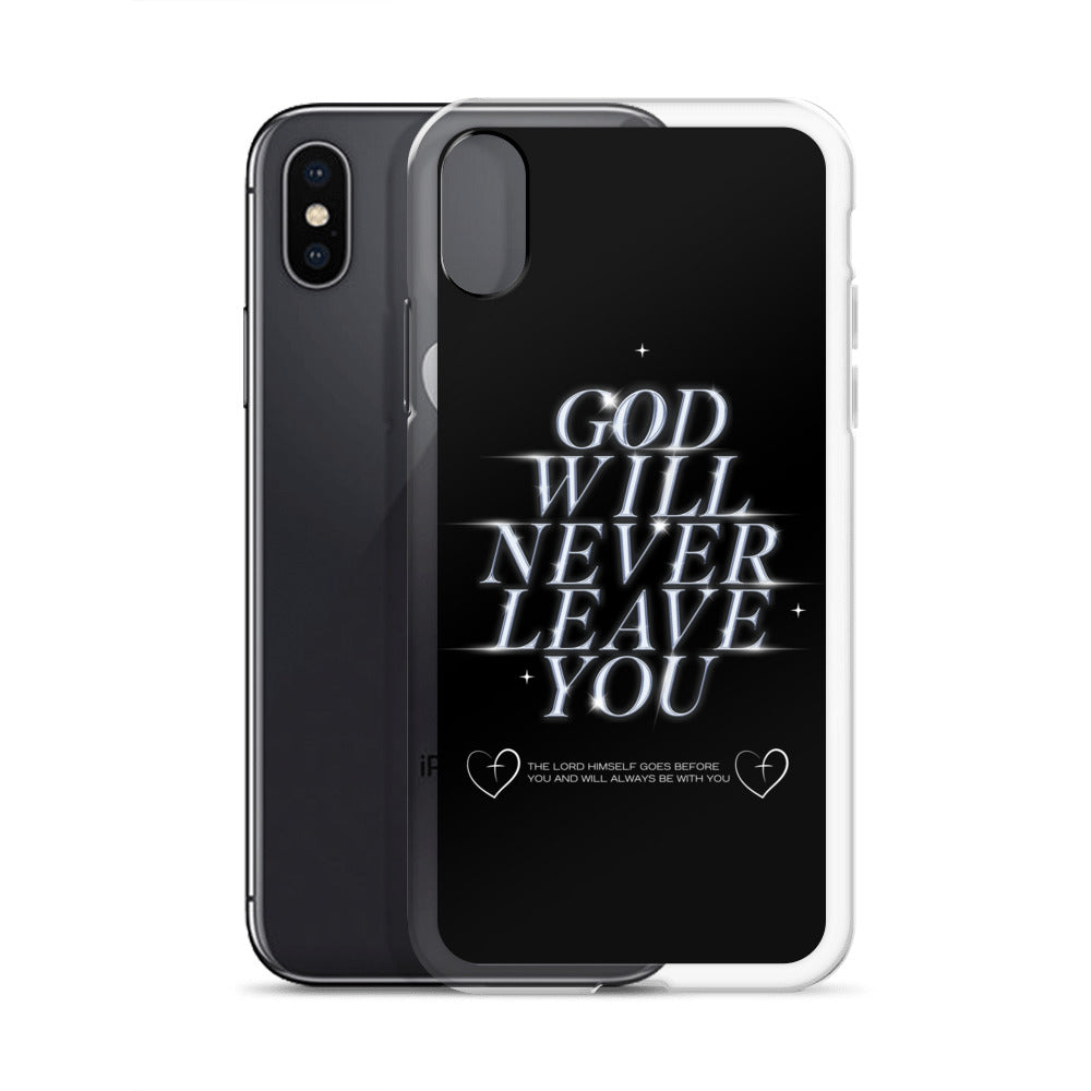 God Will Never Leave You (Clear Case for iPhone®)
