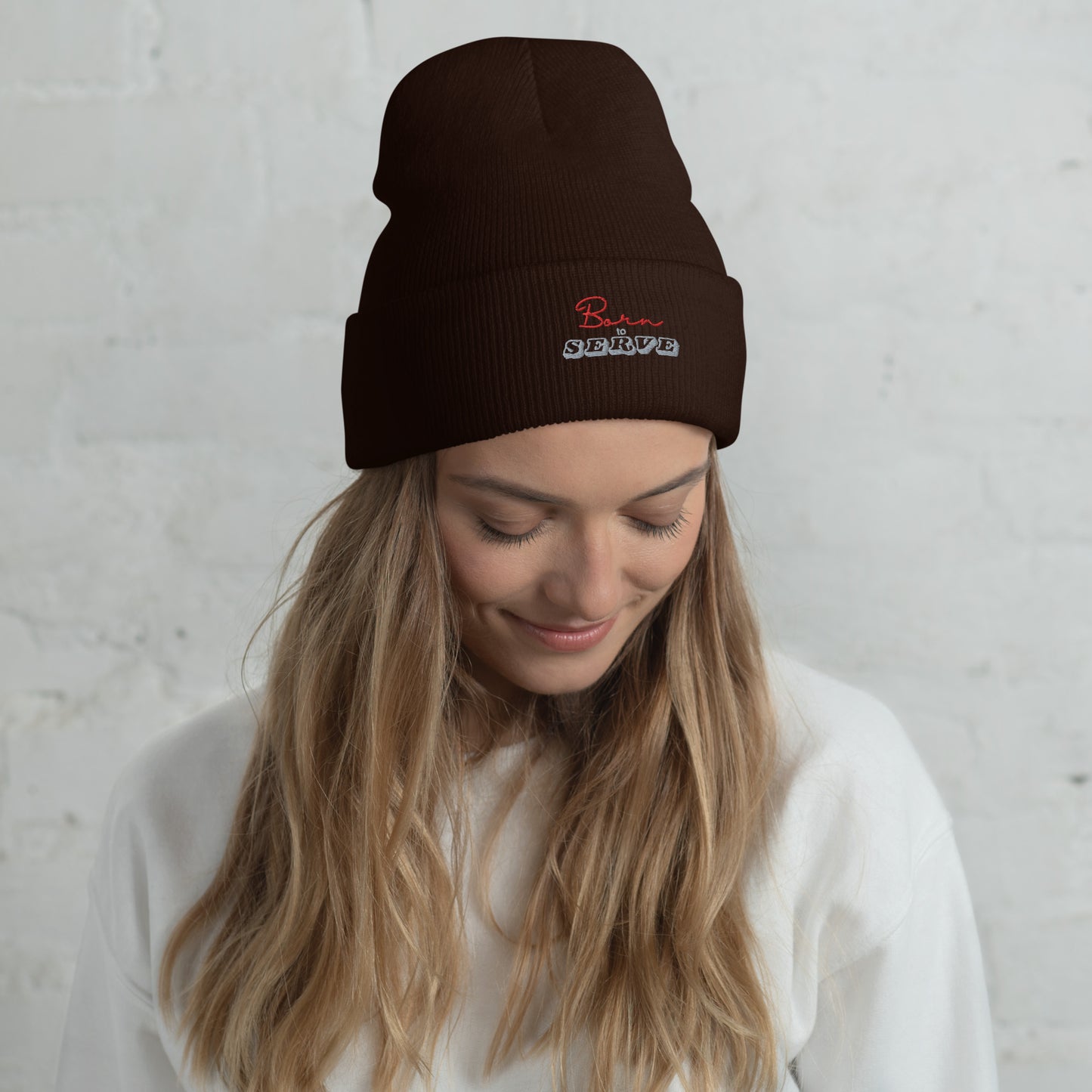 Born To Serve (Cuffed Beanie)