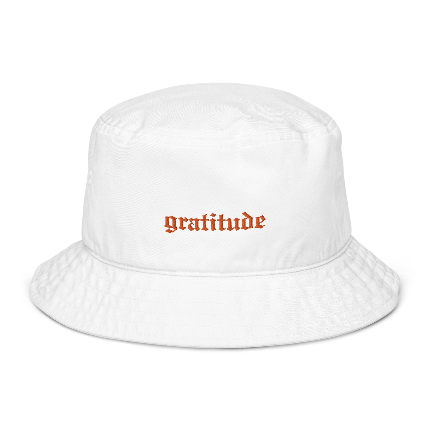 Gratitude (Organic bucket hat)