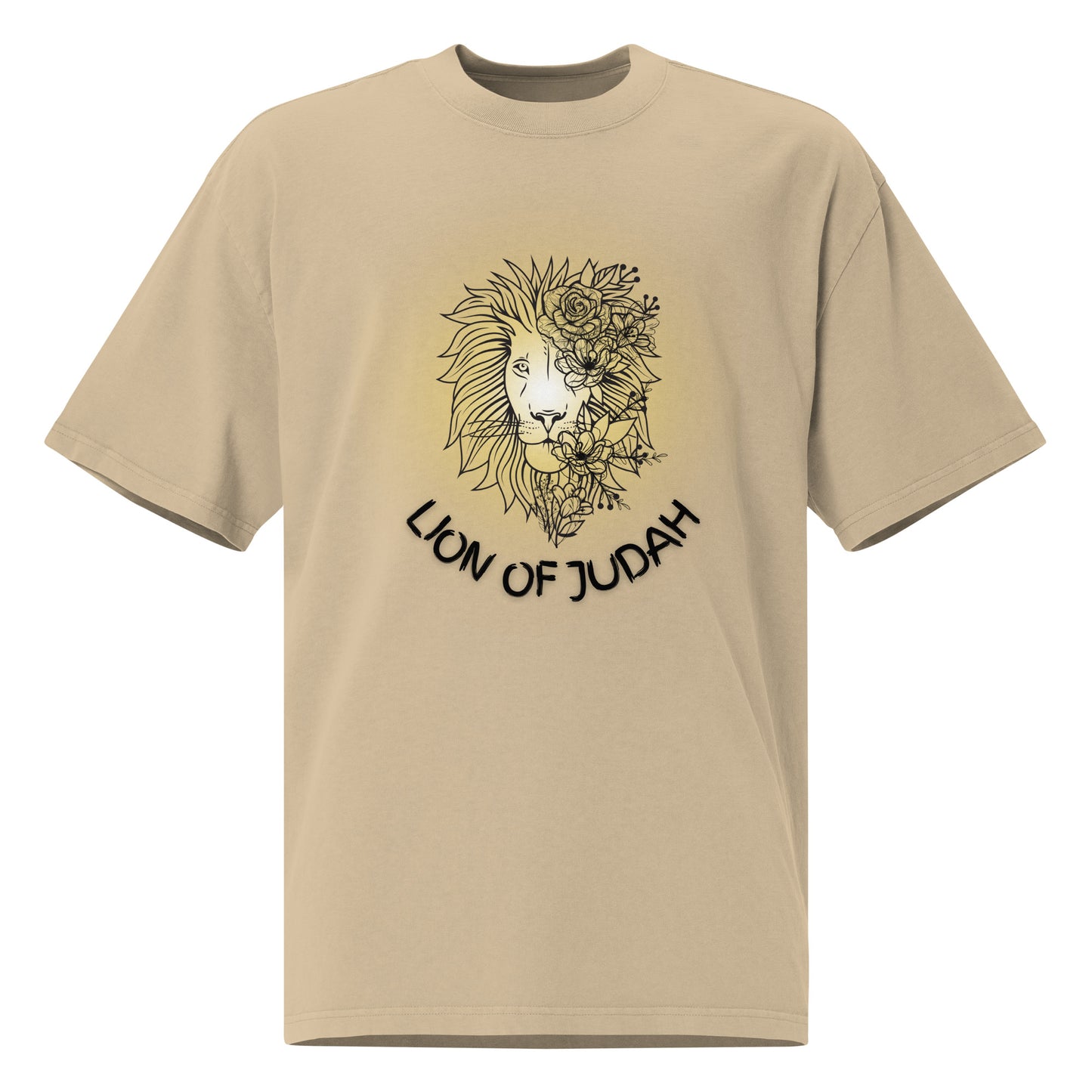 Lion Of Judah (Oversized faded t-shirt)