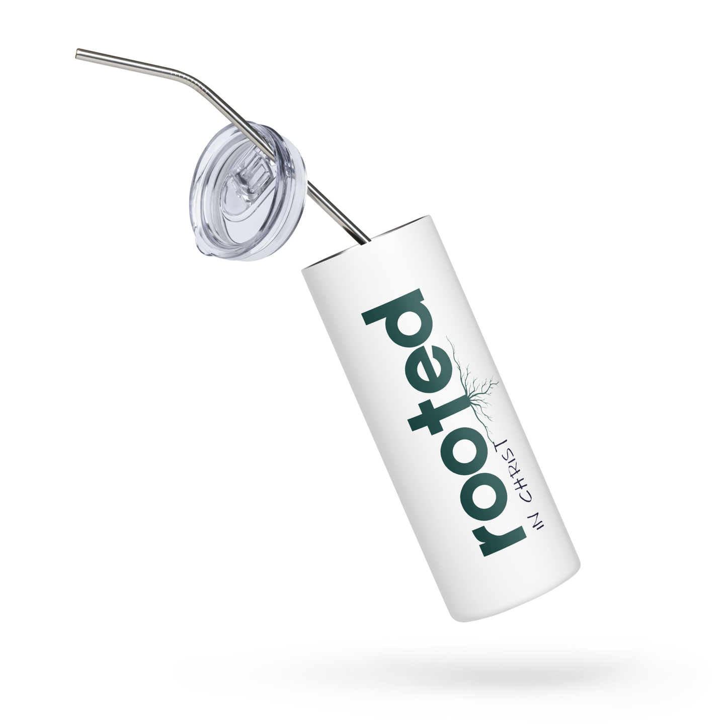 Rooted In Christ (Stainless steel tumbler)