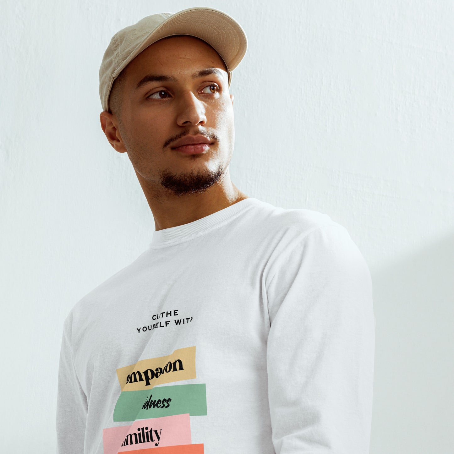 Clothe yourself with (Garment-dyed heavyweight long-sleeve shirt)