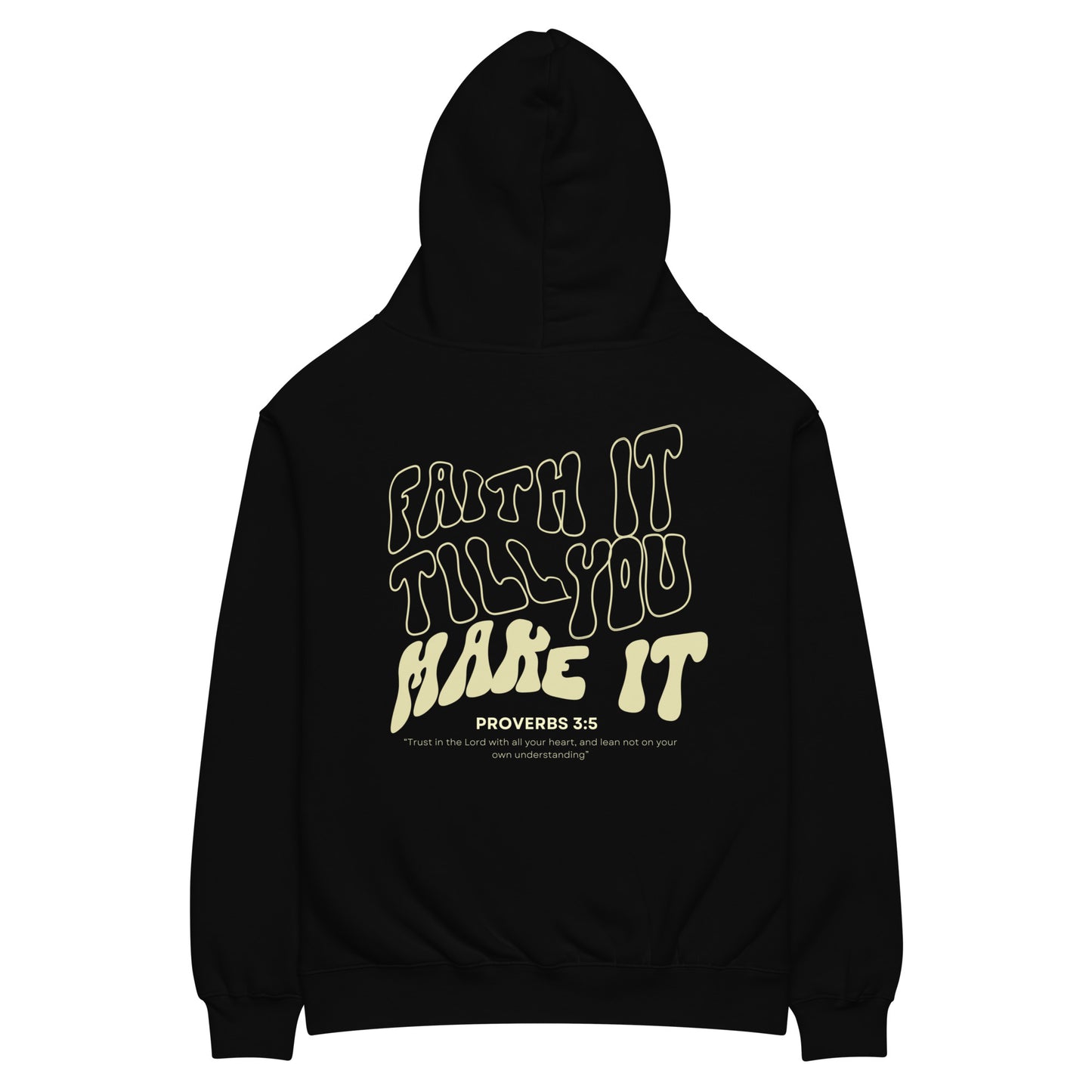 Proverbss 3:5 Oversized Hoodie