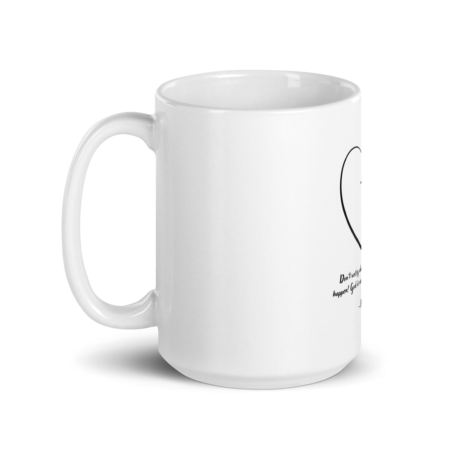 Uplifting Faith (White glossy mug)