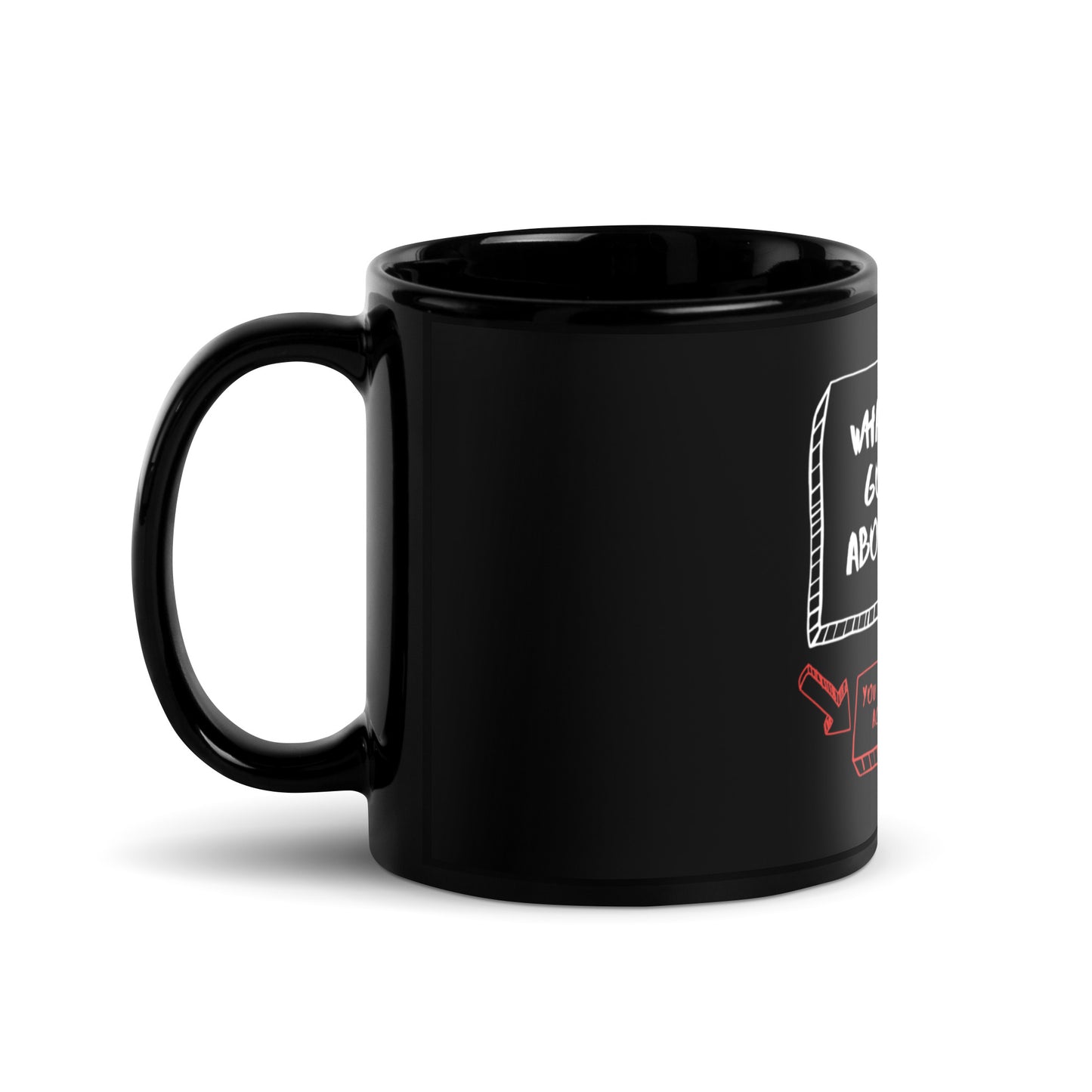 YOU ARE LOVED, CHOSEN, ACCEPTED, BLESSED. (Black Glossy Mug)