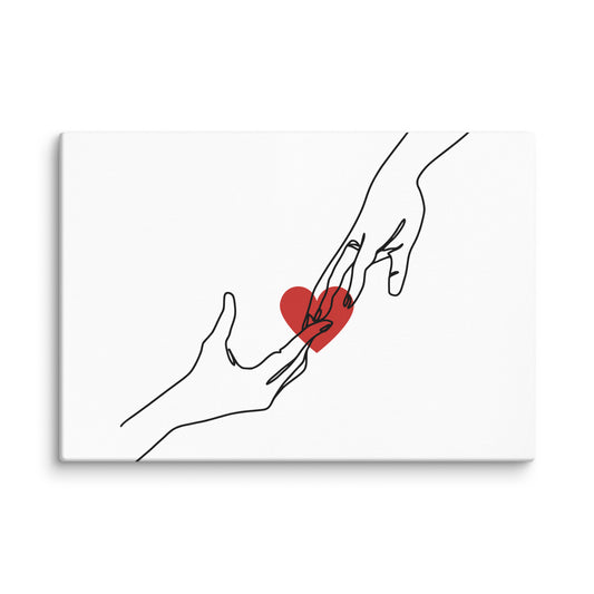 Holding hands (Canvas)