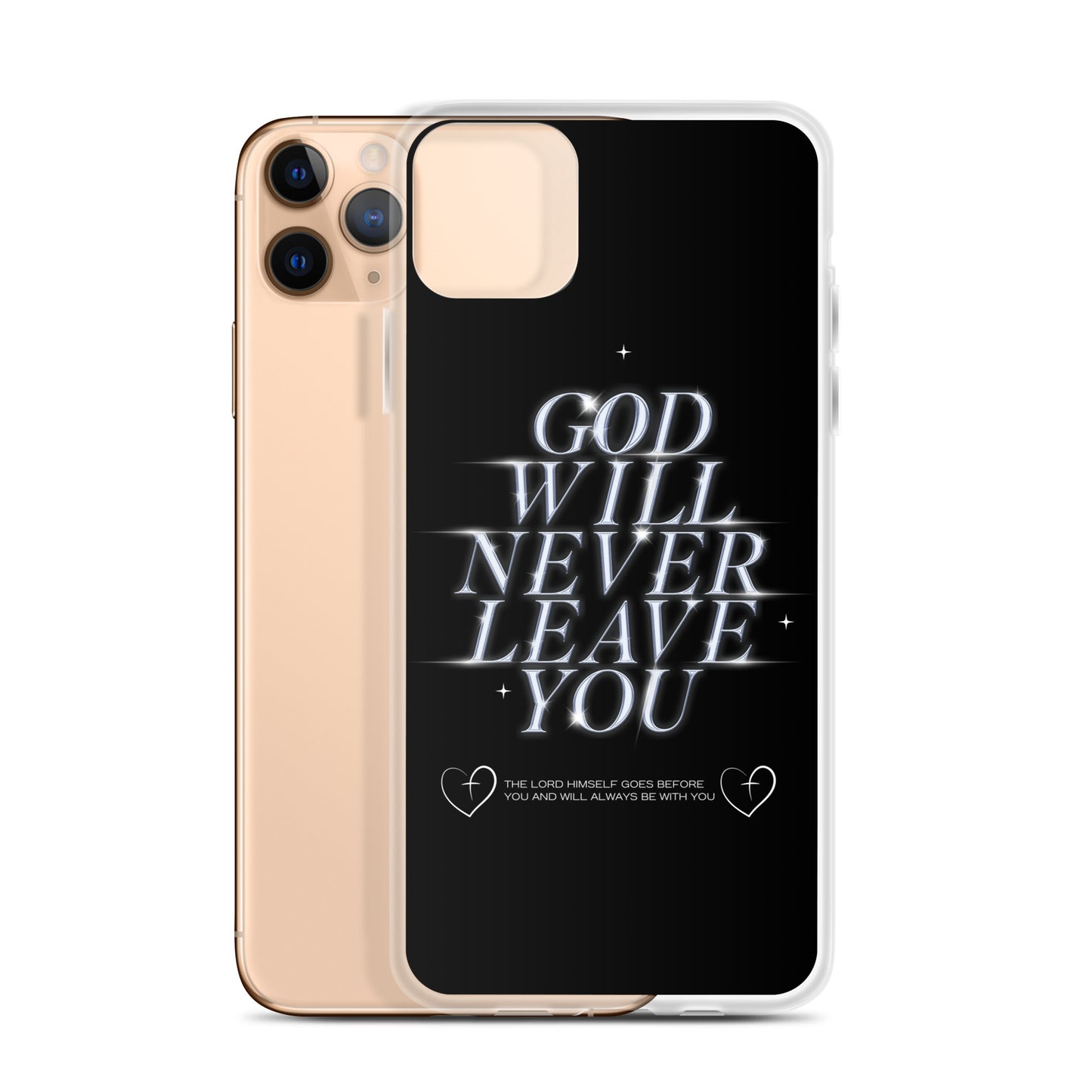 God Will Never Leave You (Clear Case for iPhone®)