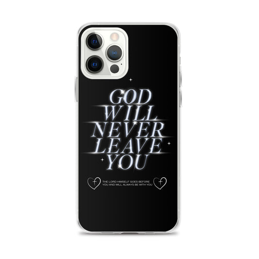 God Will Never Leave You (Clear Case for iPhone®)