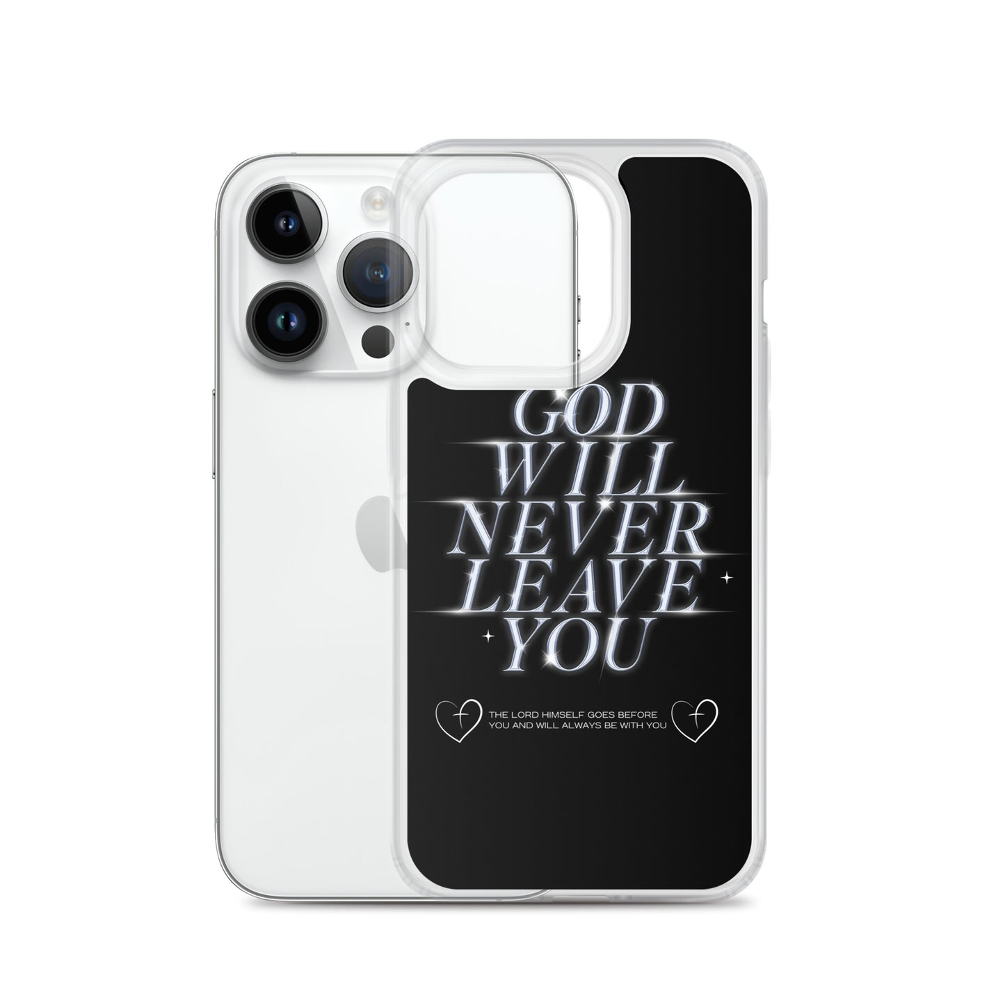 God Will Never Leave You (Clear Case for iPhone®)