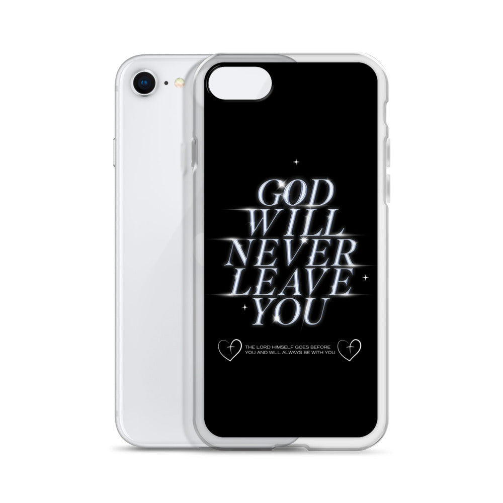 God Will Never Leave You (Clear Case for iPhone®)