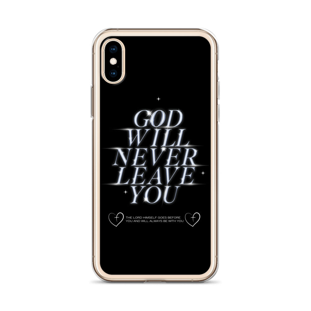 God Will Never Leave You (Clear Case for iPhone®)
