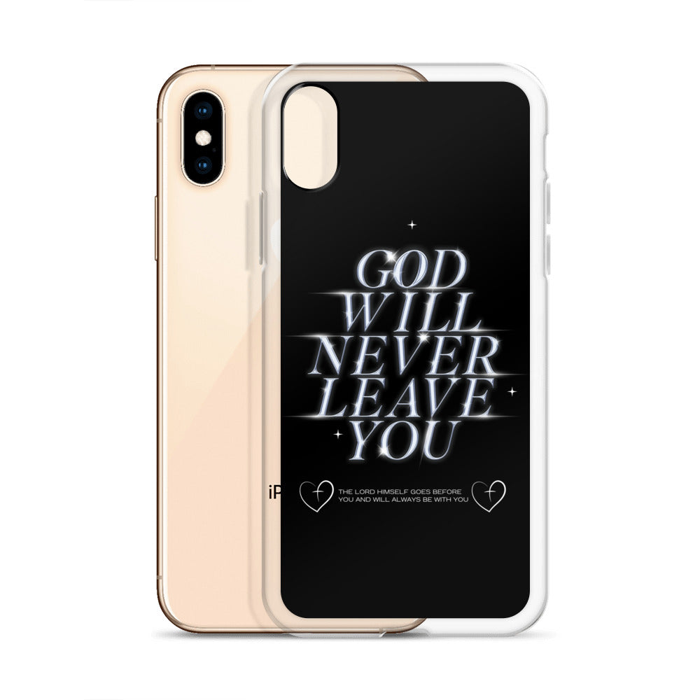 God Will Never Leave You (Clear Case for iPhone®)