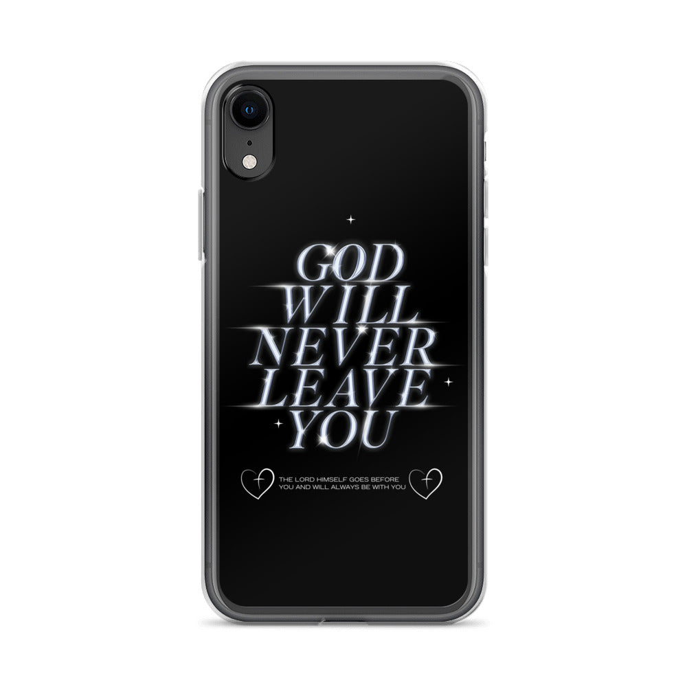 God Will Never Leave You (Clear Case for iPhone®)