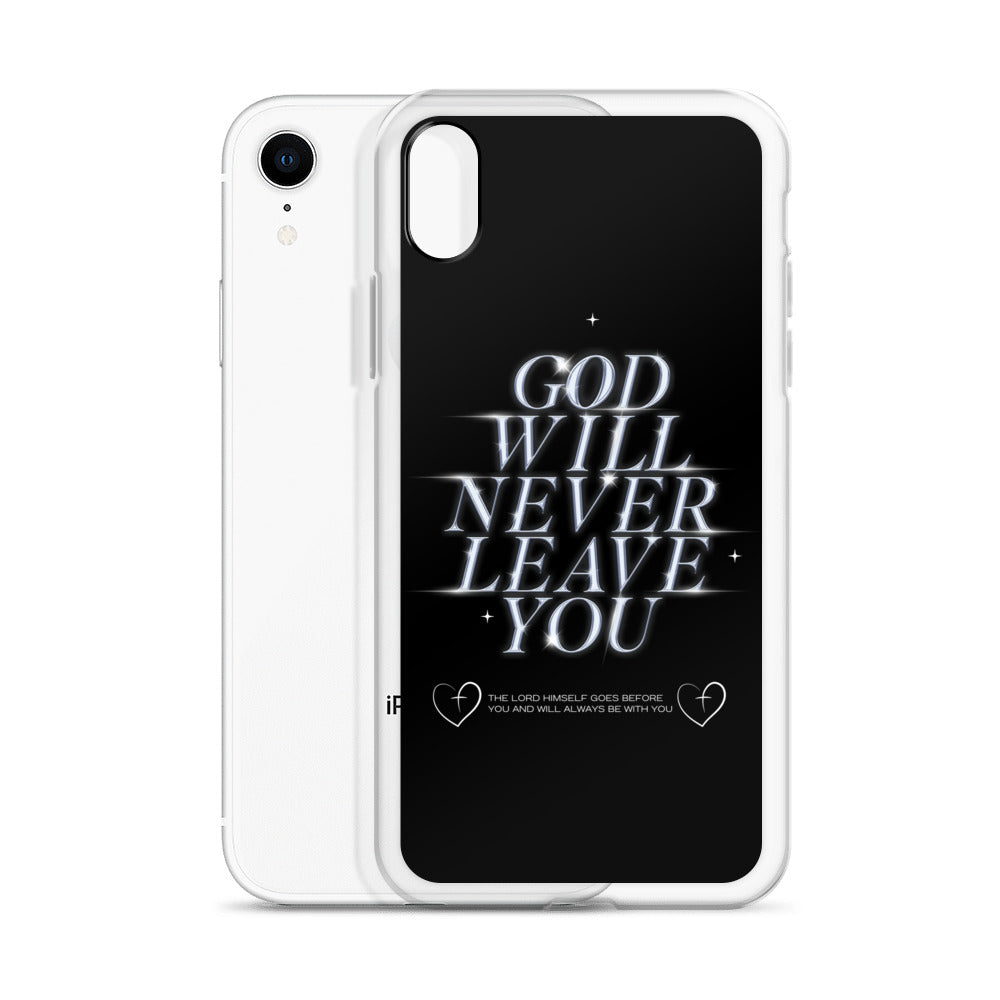 God Will Never Leave You (Clear Case for iPhone®)