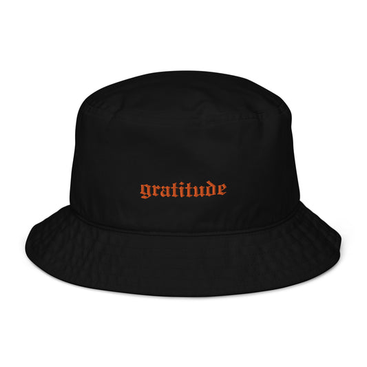 Gratitude (Organic bucket hat)