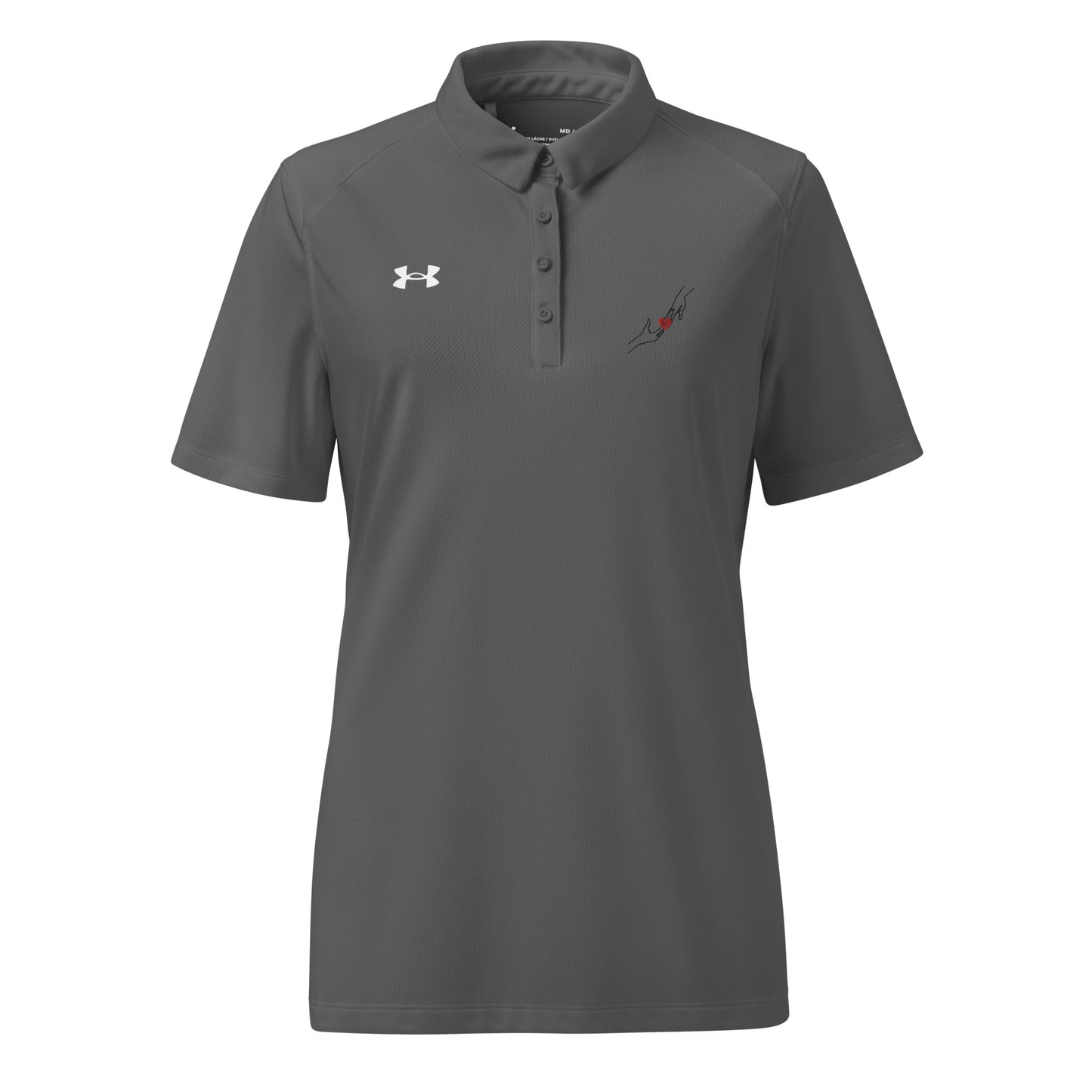Hands of Love: Heart in Harmony (Under Armour® women’s polo)
