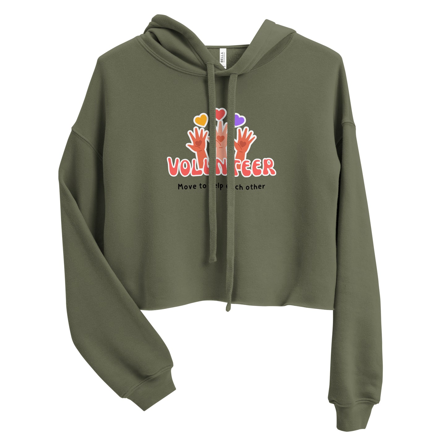 Volunteer (Crop Hoodie)